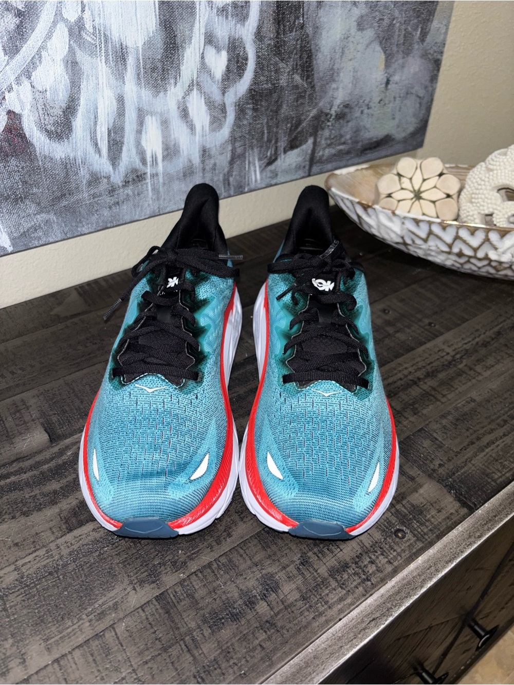 HOKA Clifton 8 running shoes MENS SZ 10.5 - Picture 9 of 16